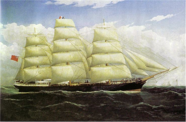 Picture Of Dunedin The First Commercially Successful Refrigerated Ship